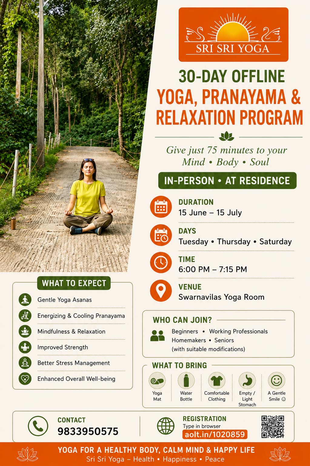Offline Yoga Program